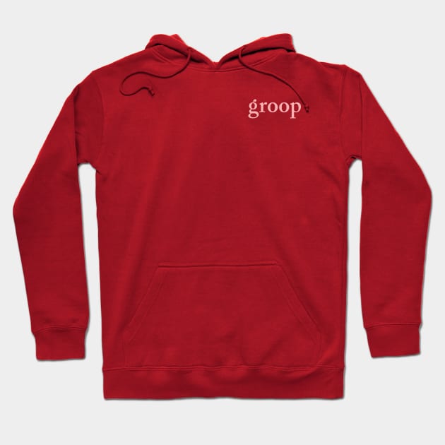 groop 6: breast in pink Hoodie by groop